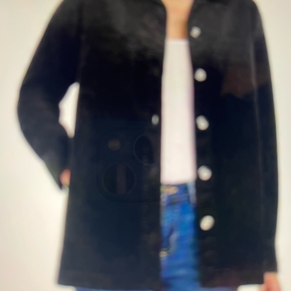 Talbots Tops - Matty M - Black Women’s Size L Corduroy Shirt Jacket - NEVER WORN